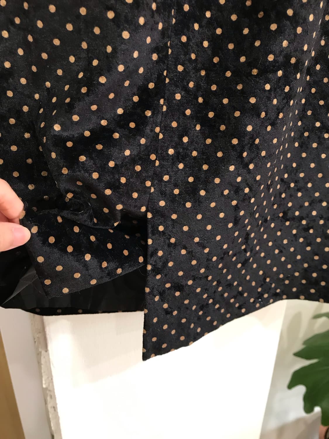 dot velvet skirt 상품이미지8