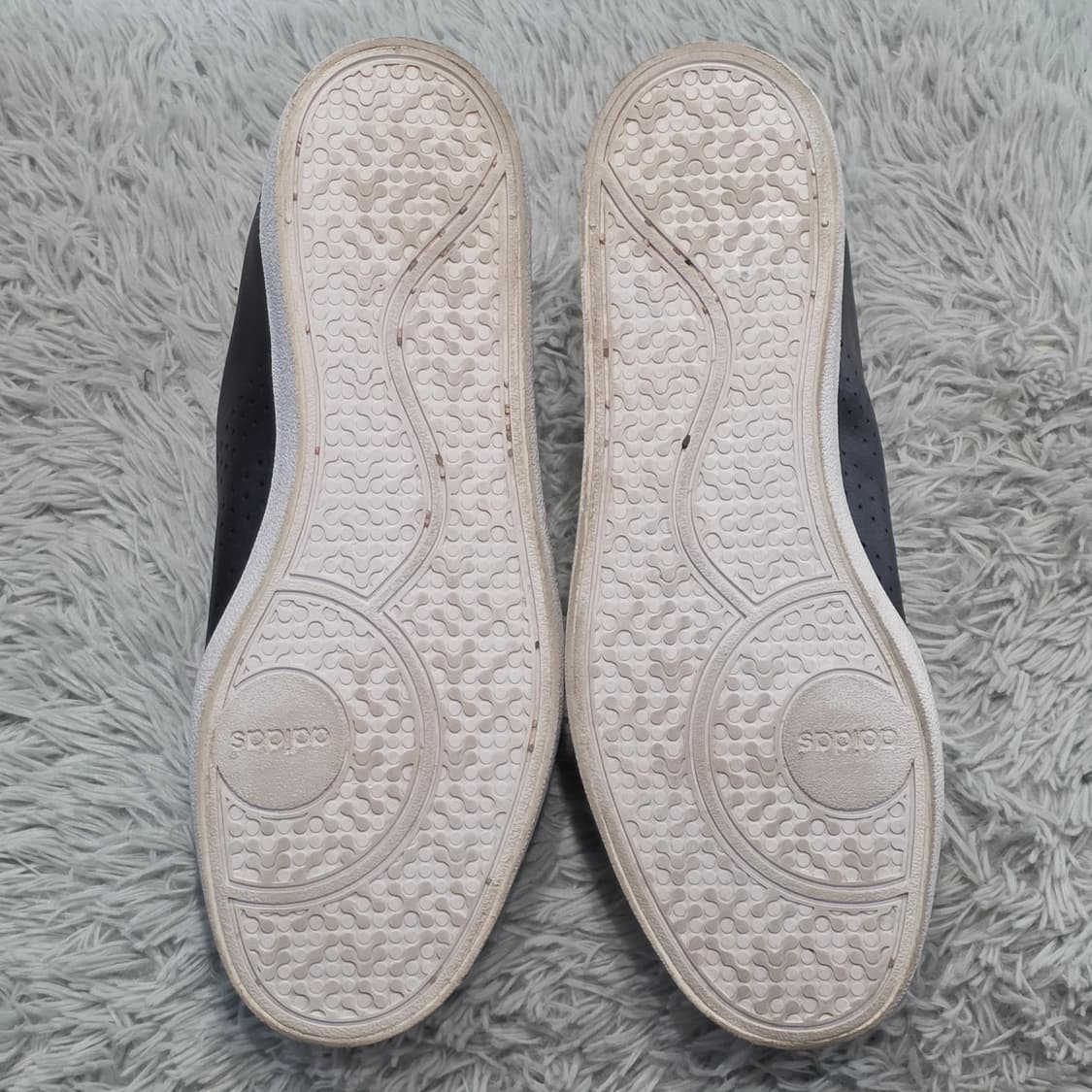 2q-3:아디다스 코트베이스 블랙 베이지 (250mm)-상태굿 상품이미지9