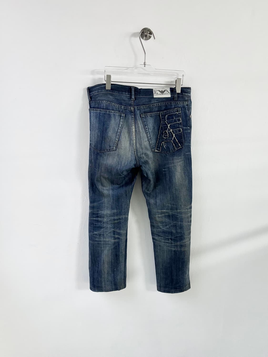 엠포리오 아르마니 패치 워싱 진  상품이미지1