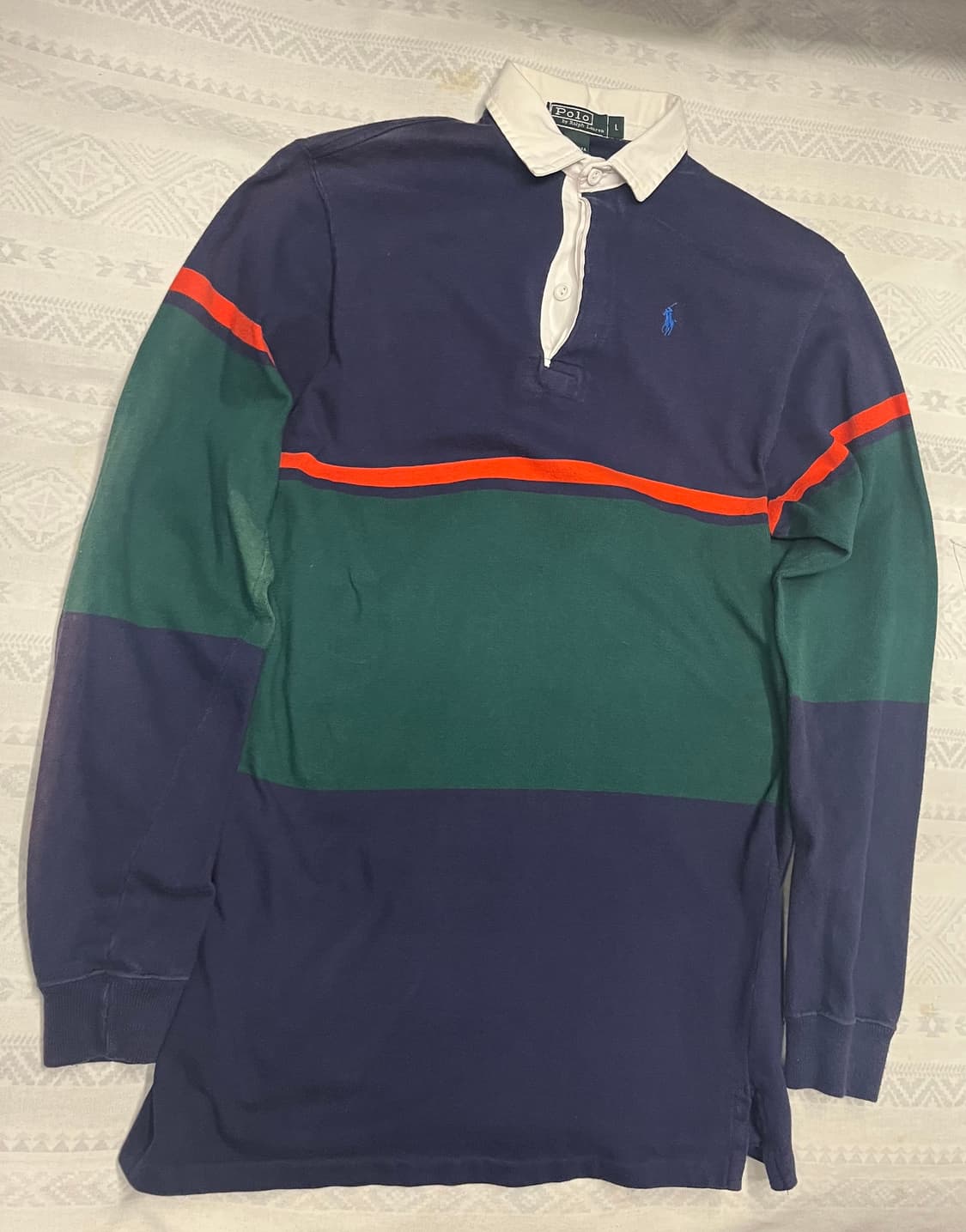 폴로 랄프로렌 럭비 셔츠 L 사이즈 상품이미지3