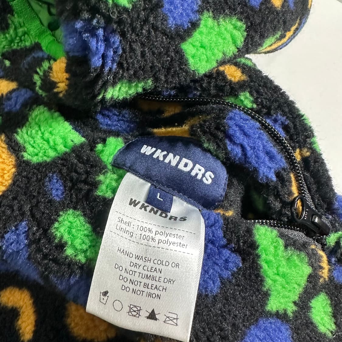 L-XL 위켄더스 그라피티 리버시블 플리스 양면점퍼 상품이미지4