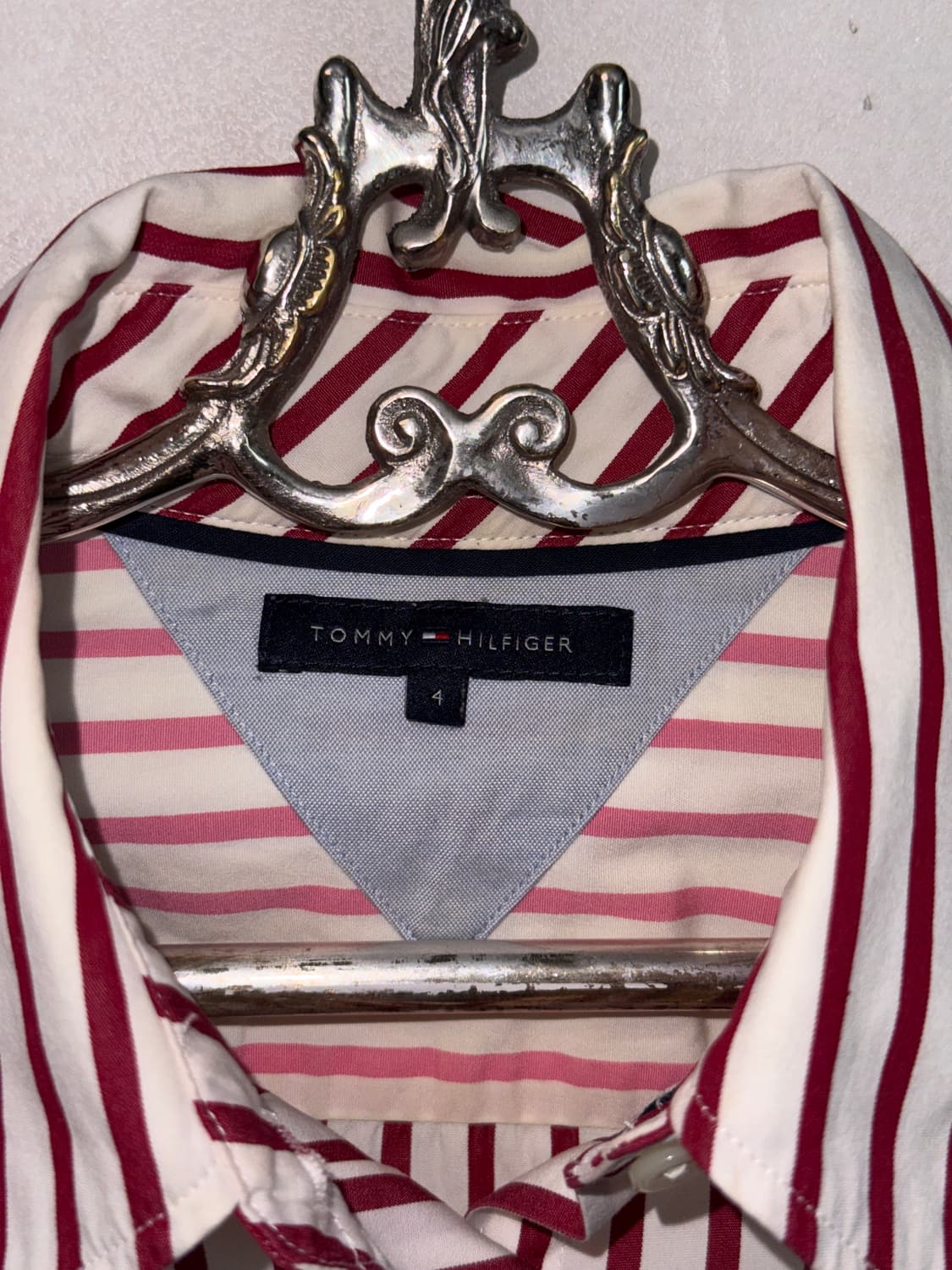 Tommy Hilfiger red stripe shirt 상품이미지5