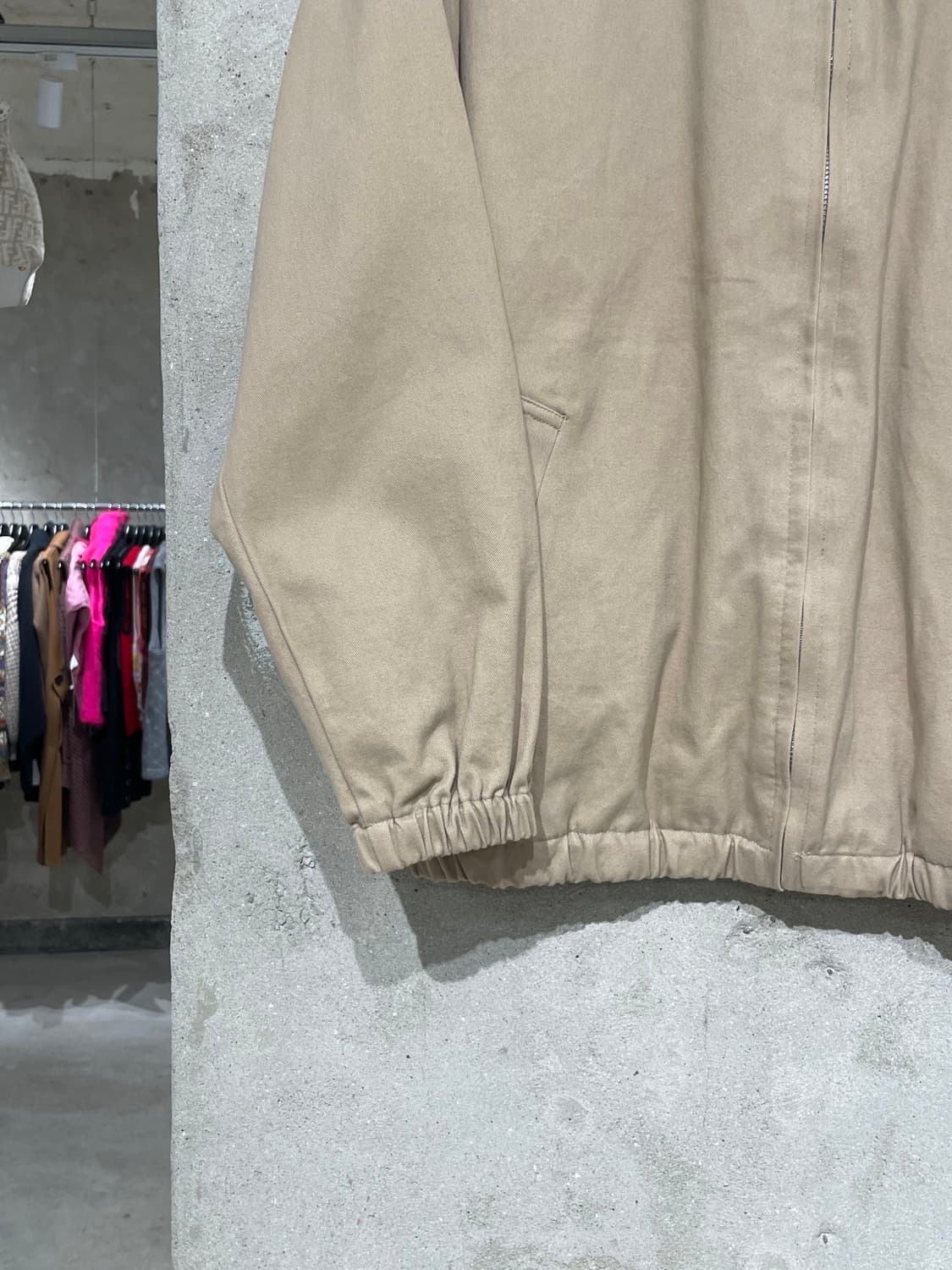 골든 베어 x 후아유 베이지 베어 해링턴 자켓 상품이미지4