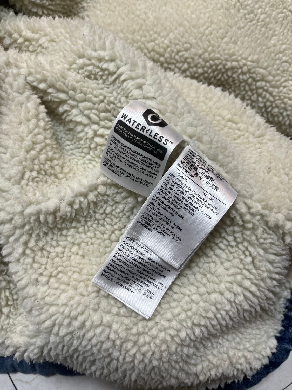 리바이스 프리미엄 쉐르파 트러커 자켓 M 상품이미지5