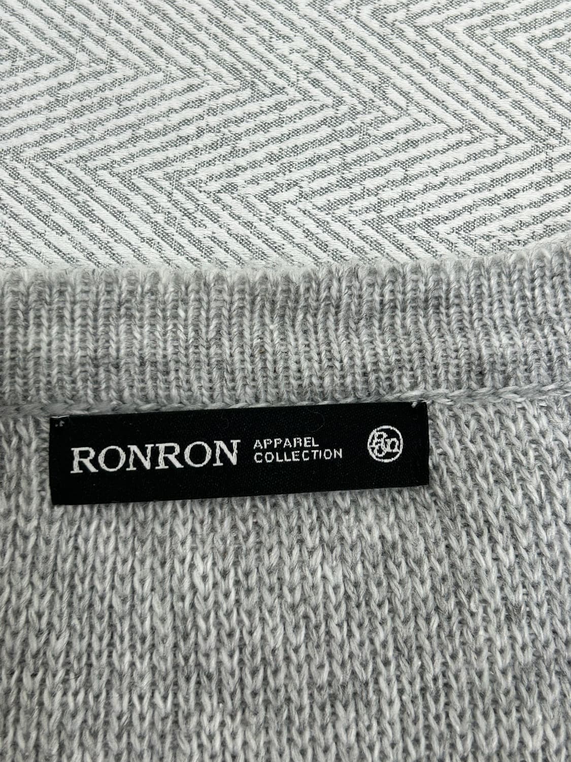 론론 Ronron 그레이 리본 반팔 니트 가디건 (상태 좋음) 상품이미지7