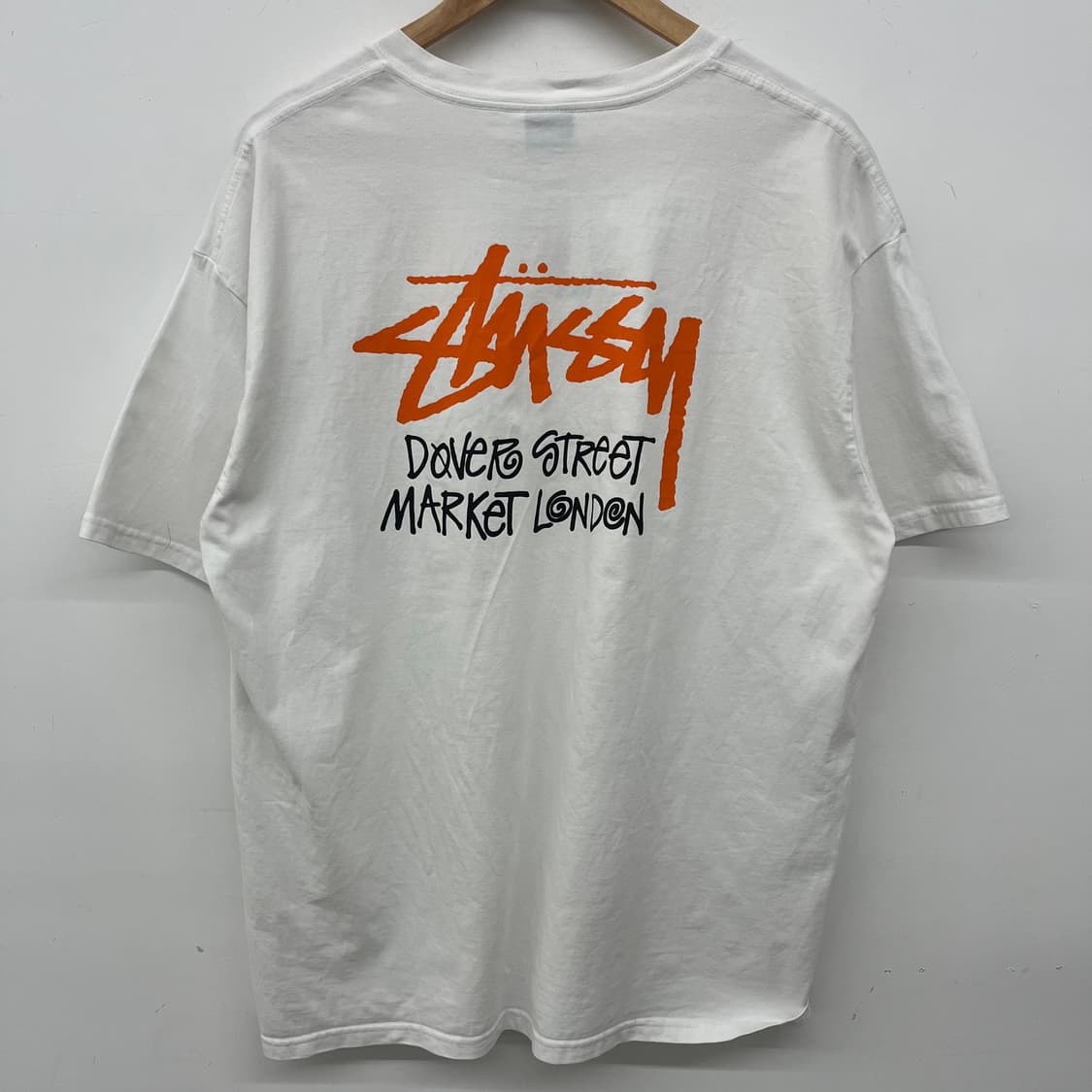 스투시 Dover Street Market 화이트 반팔티 남XL 상품이미지6