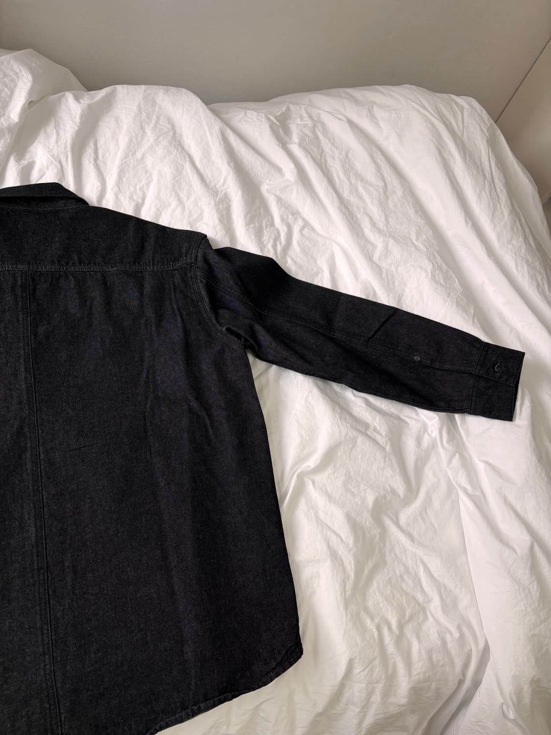 셔츠처럼, 자켓처럼. 8seconds 블랙 데님 아우터 L 상품이미지7