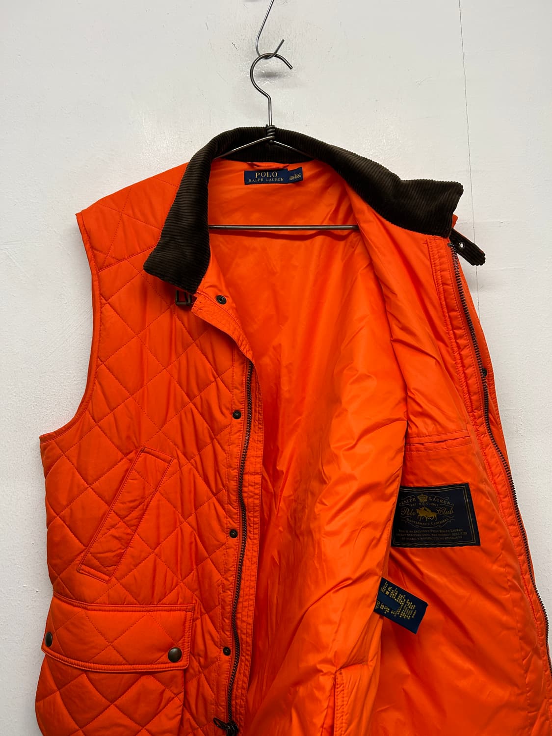 폴로 랄프로렌 오렌지 퀼팅 조끼 상품이미지3
