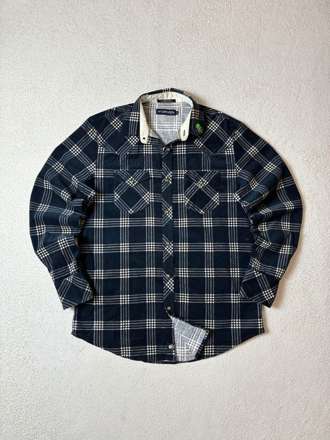 하이드로겐 헤리티지 스컬 플란넬 웨스턴 셔츠 PN7012 상품이미지1