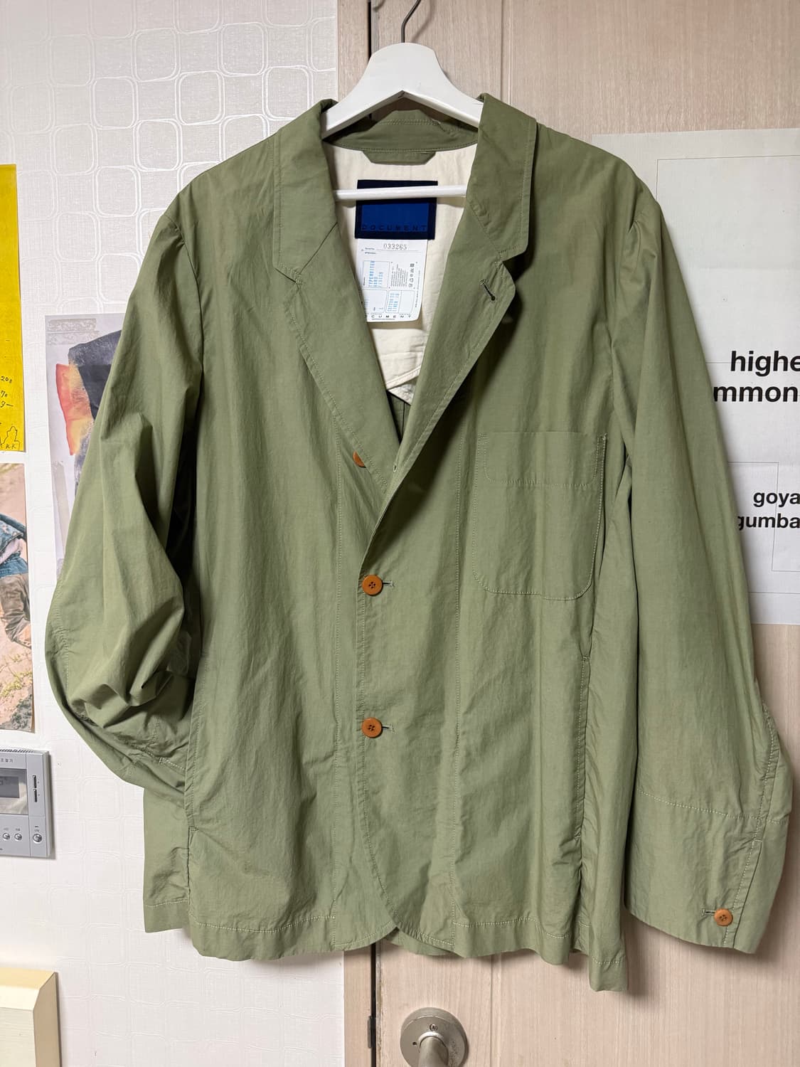 도큐먼트 자켓 L 상품이미지2