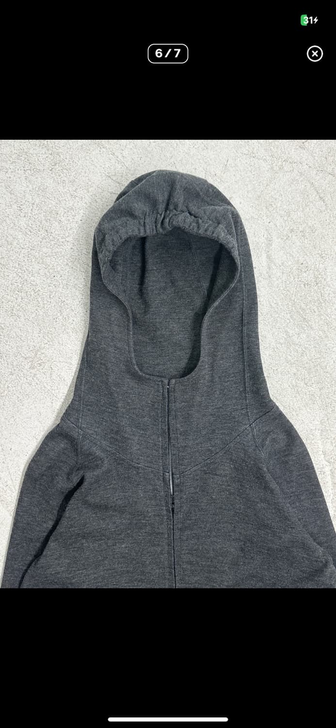 츠모리 치사토 멜란지 그레이 후드집업 상품이미지6