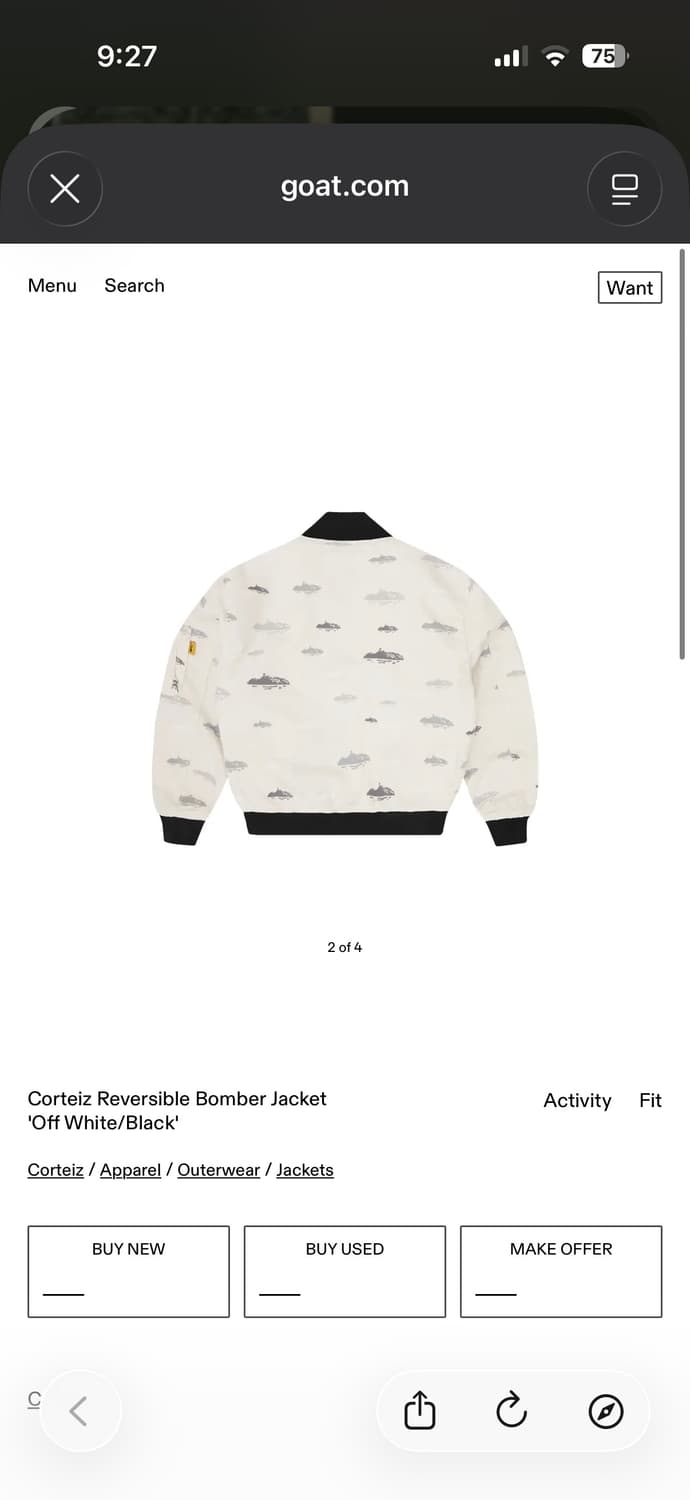 (S)코르테이즈 리버시블 봄버자켓 상품이미지4