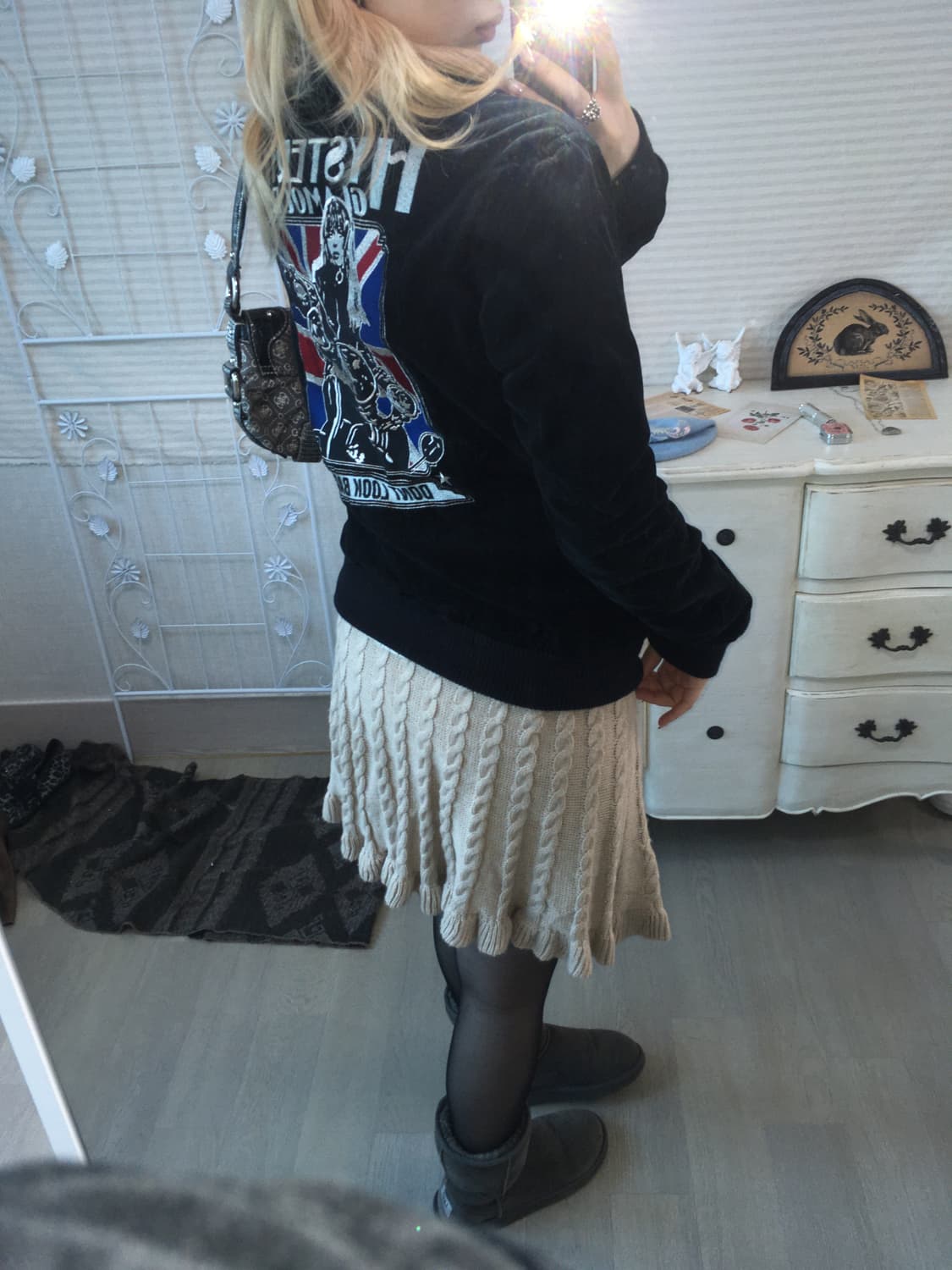 빈티지 히스테릭글래머 바이커 블루종 y2k 스트릿 갸루 펑키 일본빈티지 상품이미지3