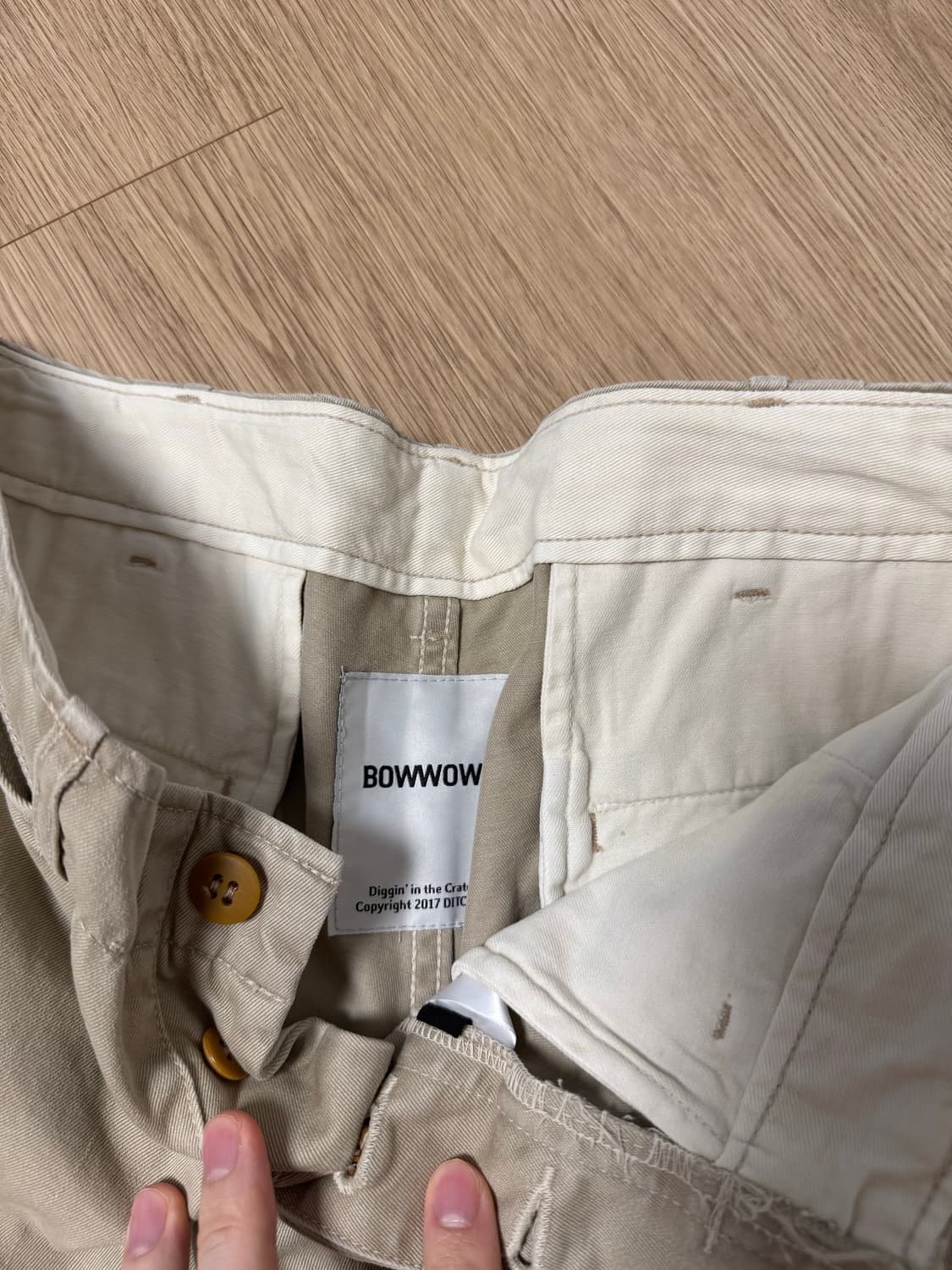 바우와우 치노 U.S ARMY CHINO TROUSERS DUSTY 상품이미지2