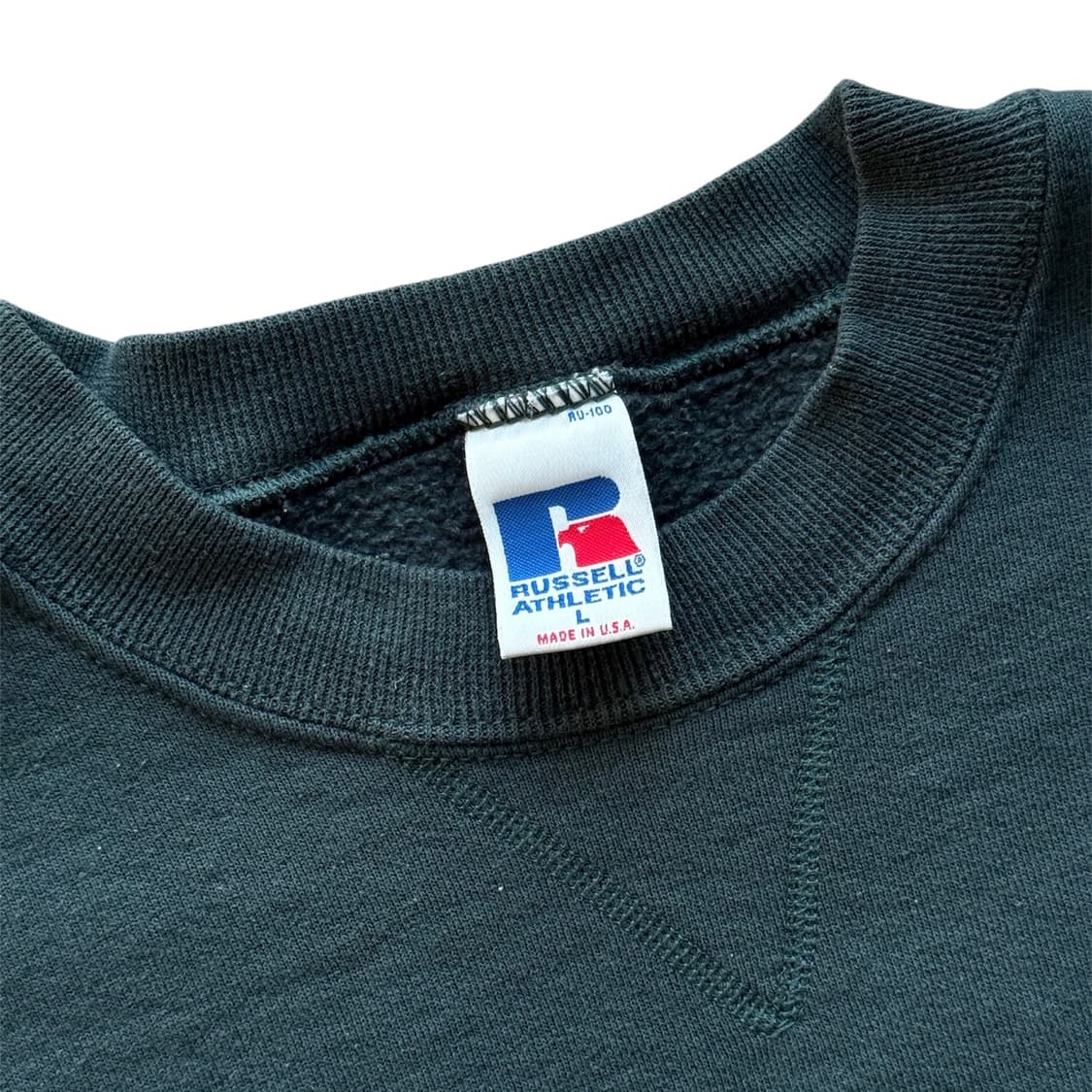 90s 빈티지 러셀 스웻셔츠 딥그린 상품이미지3