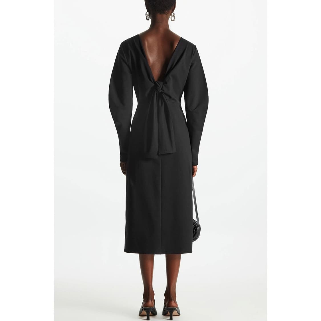 코스 COS 타이 백 미디 원피스 상품이미지1