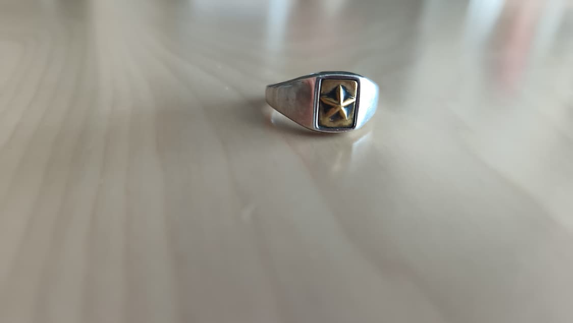 실버반지 네이티브선 실버/브라스 스타링 18호 상품이미지2