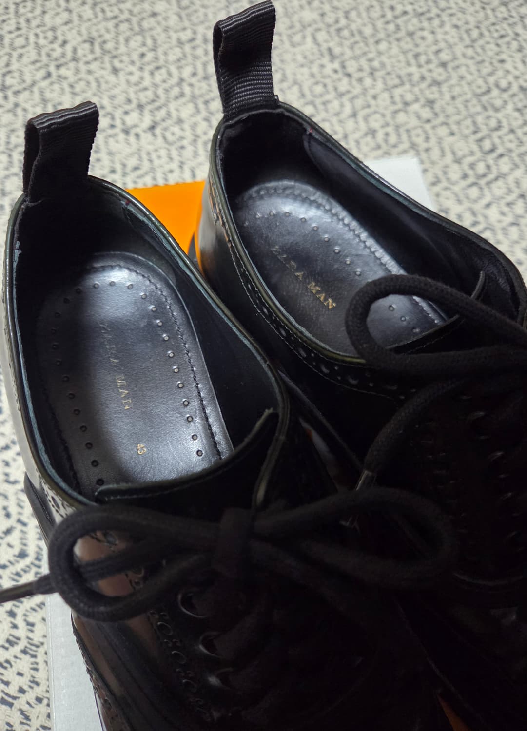 자라 ZARA 캐주얼 윙팁 더비 블랙 43 상품이미지5