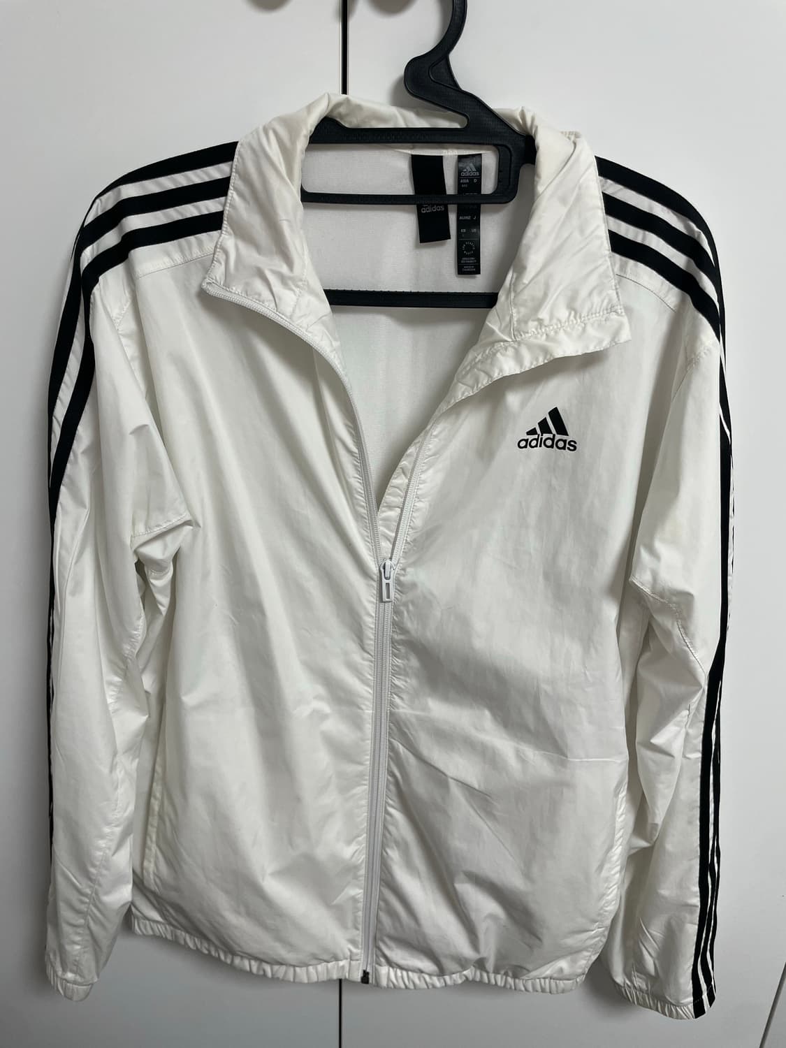 아디다스 화이트 삼선 져지 트랙탑 바람막이 빈티지 고프코어 y2k 상품이미지2