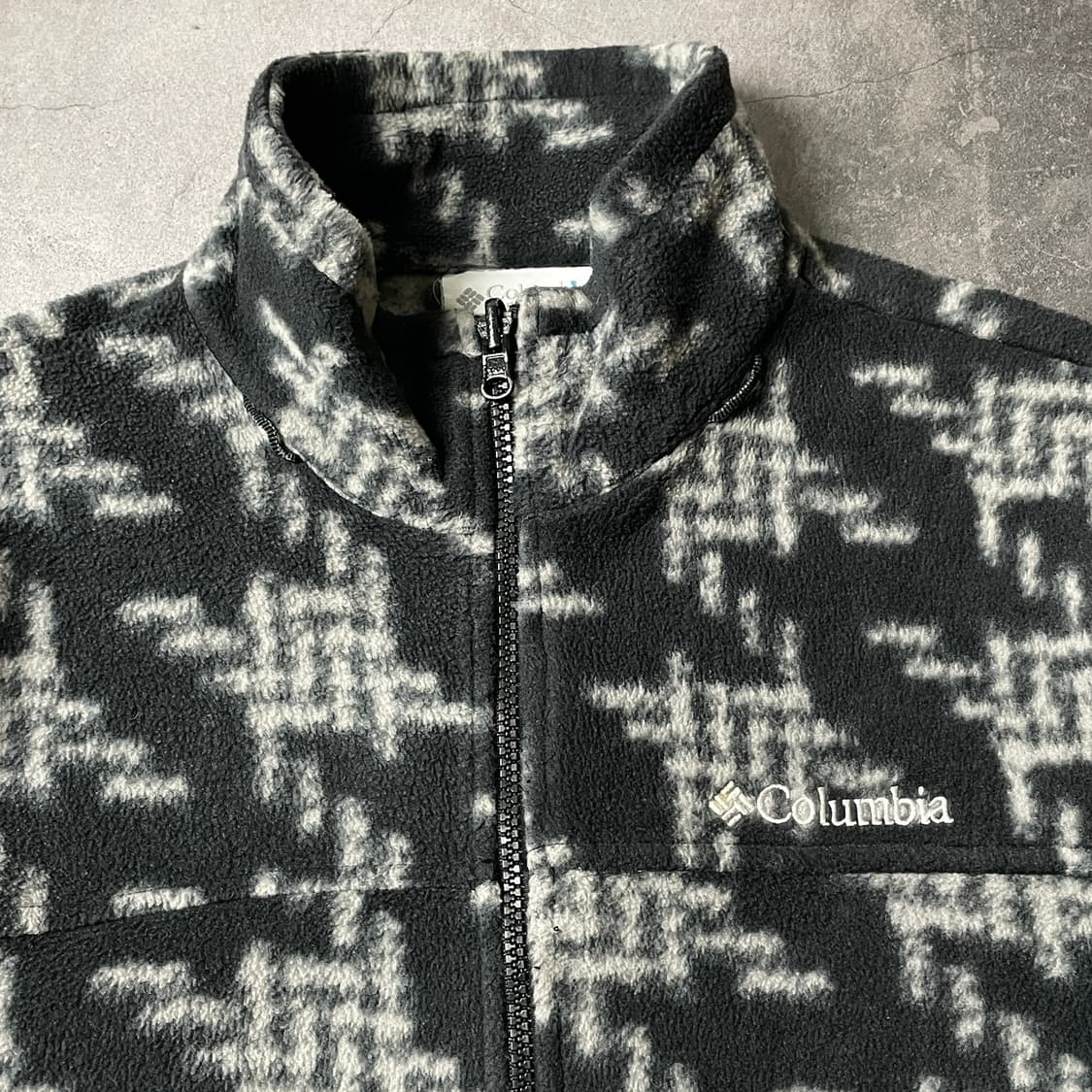 COLUMBIA 컬럼비아 빈티지 패턴 풀집업 플리스 A00571 상품이미지2