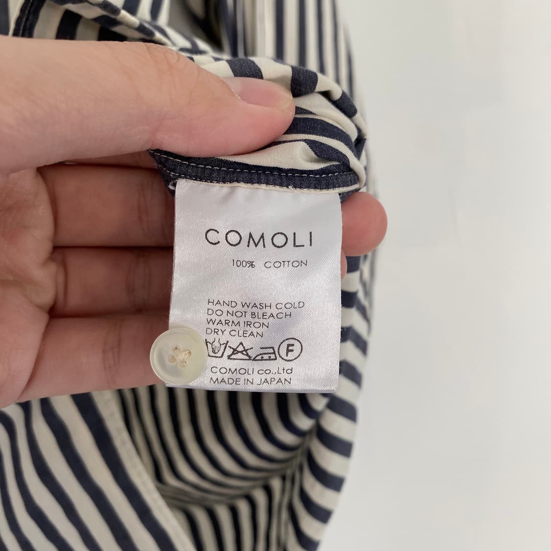 코모리 스트라이프 셔츠 상품이미지6