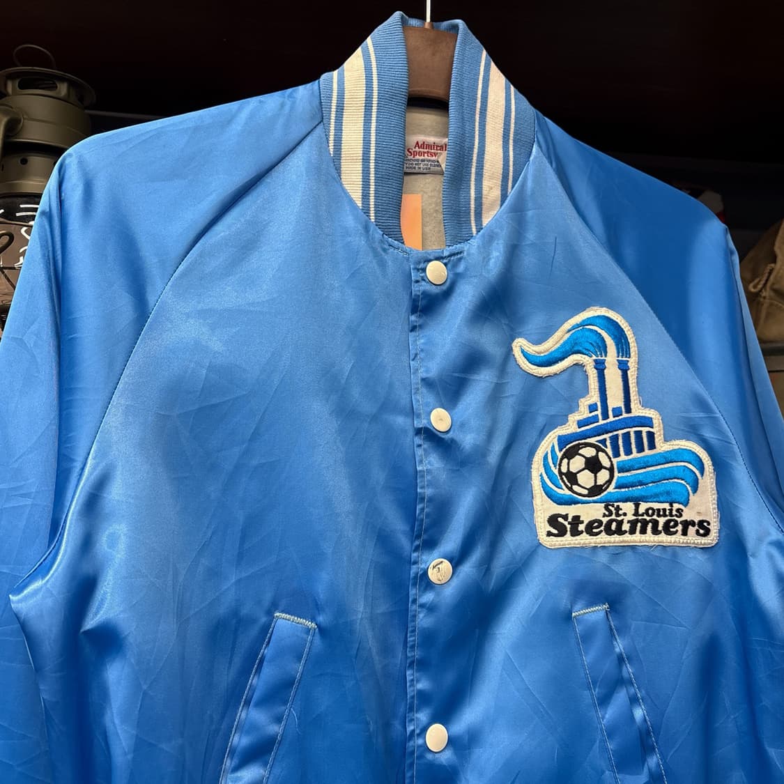 80s MISL 세인트루이스 스티머스 OG머천다이즈 바시티 자켓 N780 상품이미지3