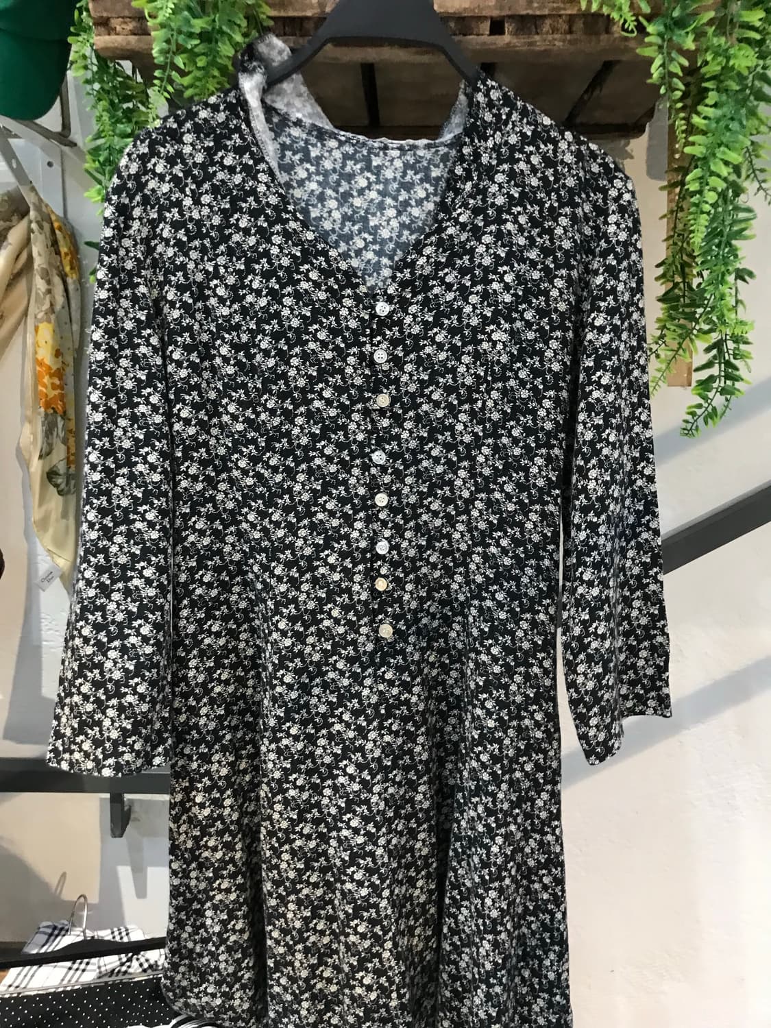 빈티지 블랙오리엔탈 세트 히피 프레피 모리 페어리 상품이미지5