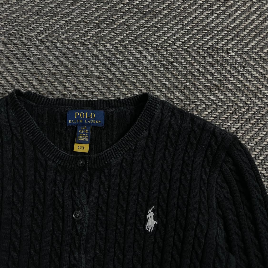 폴로 랄프로렌 우먼스 케이블 꽈배기 가디건y 4276 상품이미지5