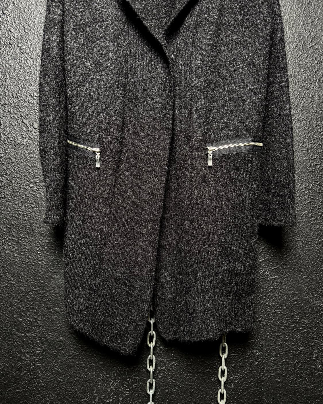 Hooded Knit Long Cardigan 상품이미지8