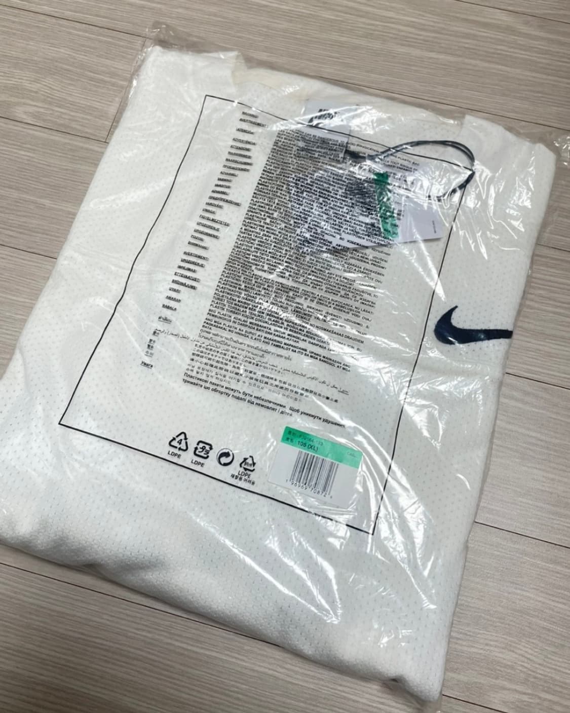나이키x스투시 롱슬리브 XL 상품이미지3