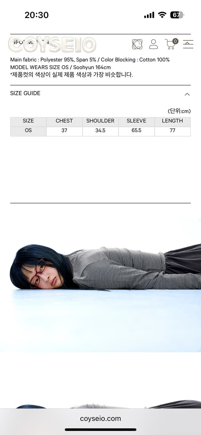 코이세이오 스트라이프 원피스 브라운 상품이미지2