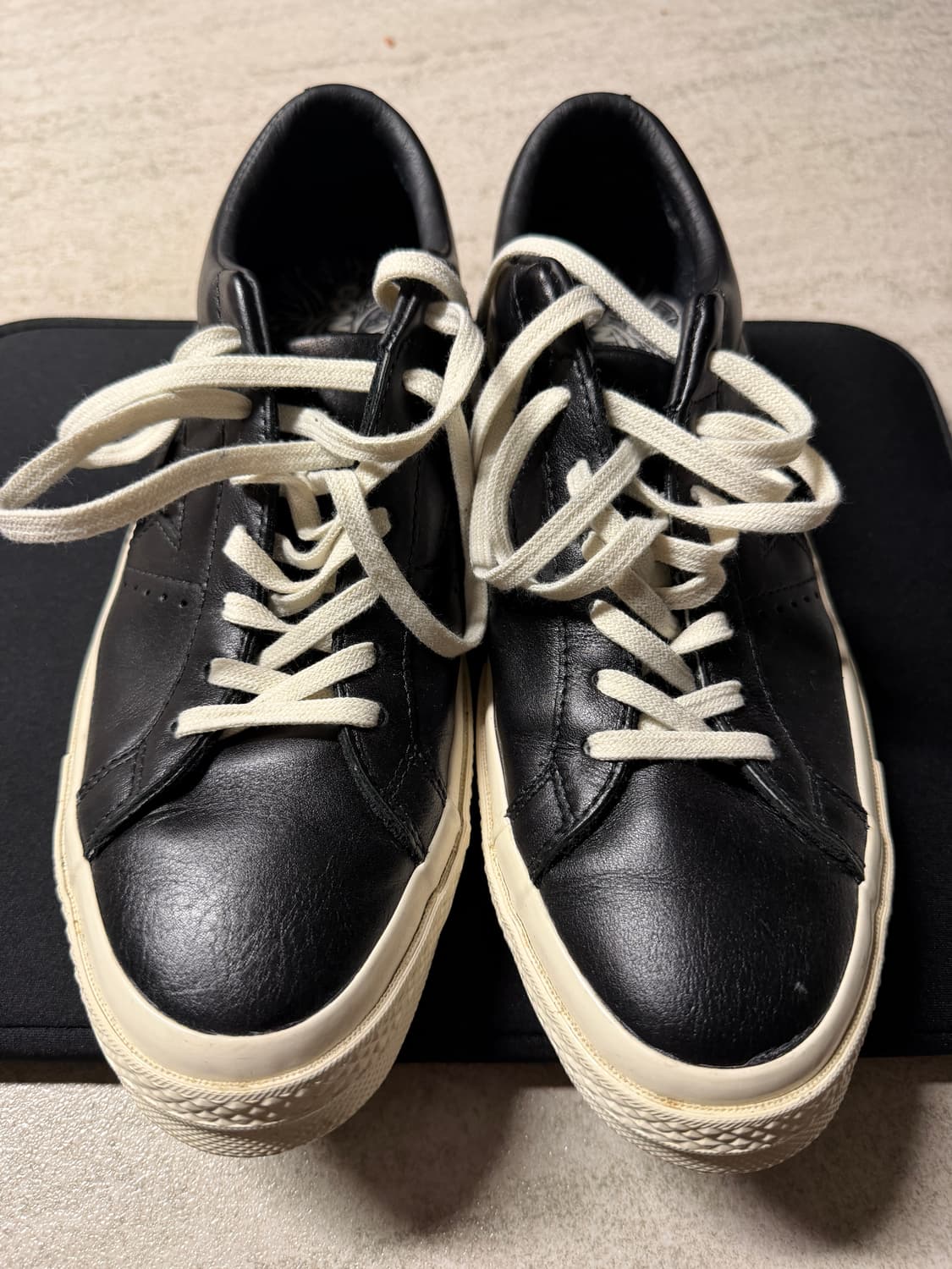 컨버스 원스타 레더 블랙 280 상품이미지2