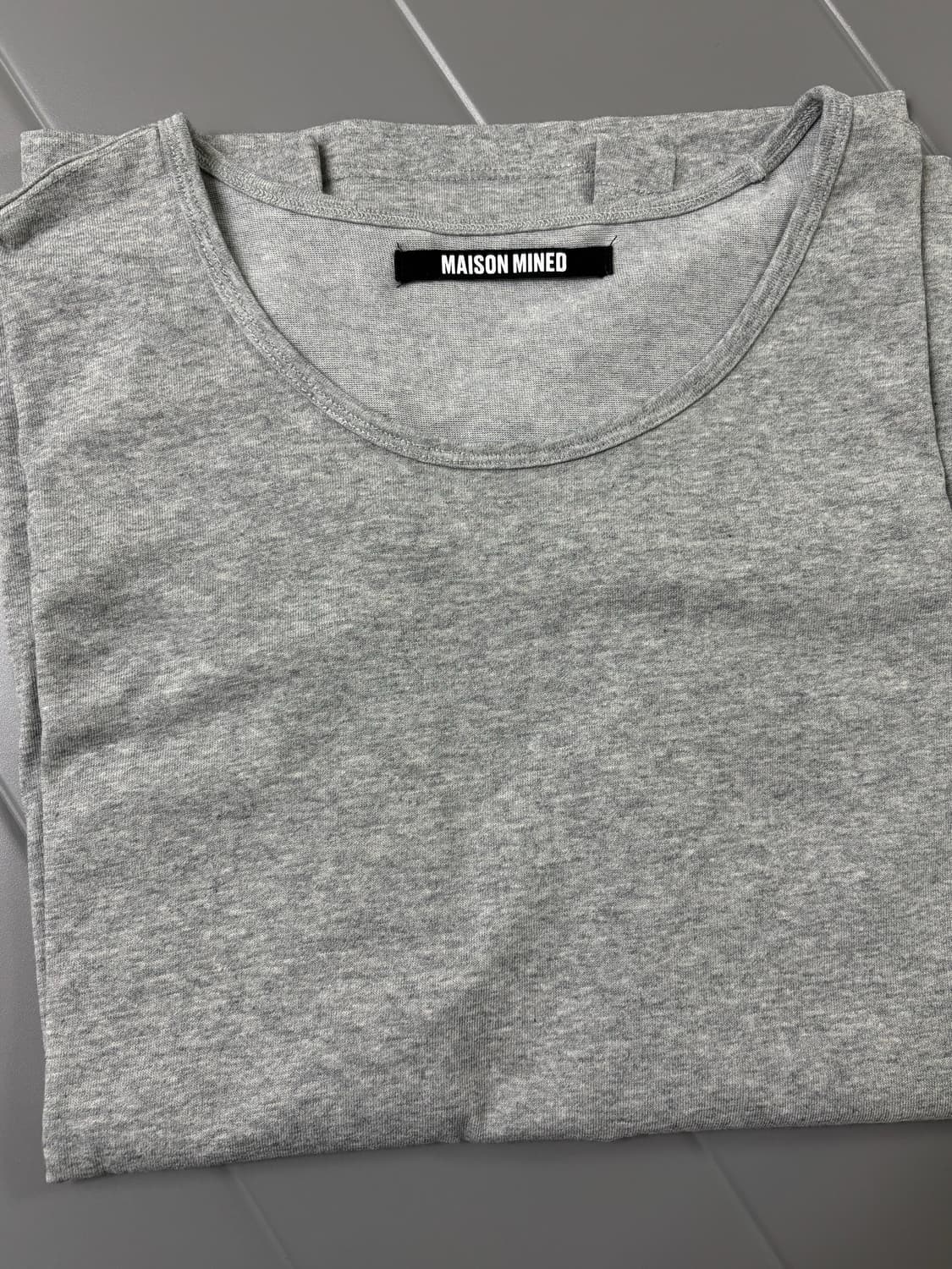 (L) 메종미네드 U넥 베이직 2팩 반팔 티셔츠 상품이미지10