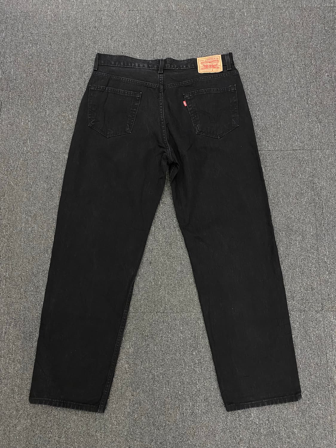 00s Levis 리바이스 550 흑청 데님팬츠 상품이미지6