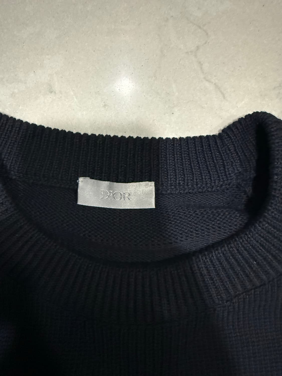 [당일출고,XL] 신세계백화점판 디올 오블리크 니트 상품이미지3