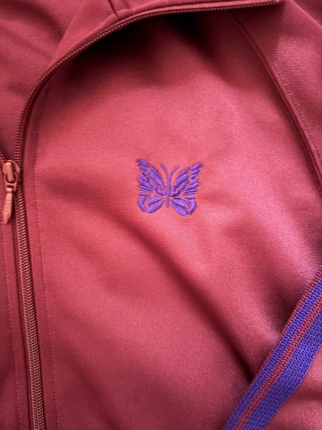 니들스 트랙자켓 버건디 M 상품이미지3