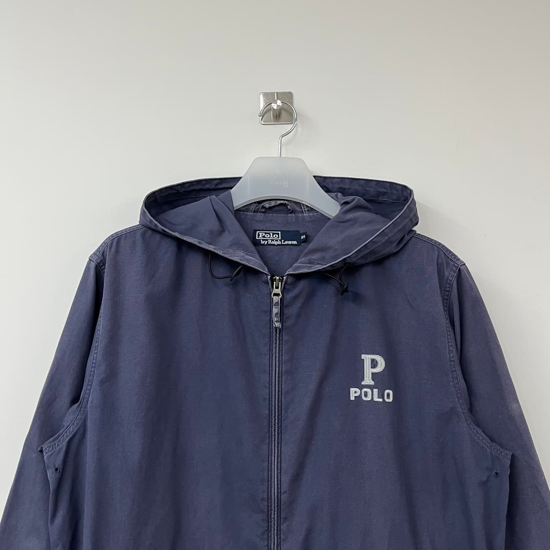 폴로 랄프로렌 90s 자수로고 코튼 후드 자켓 상품이미지4