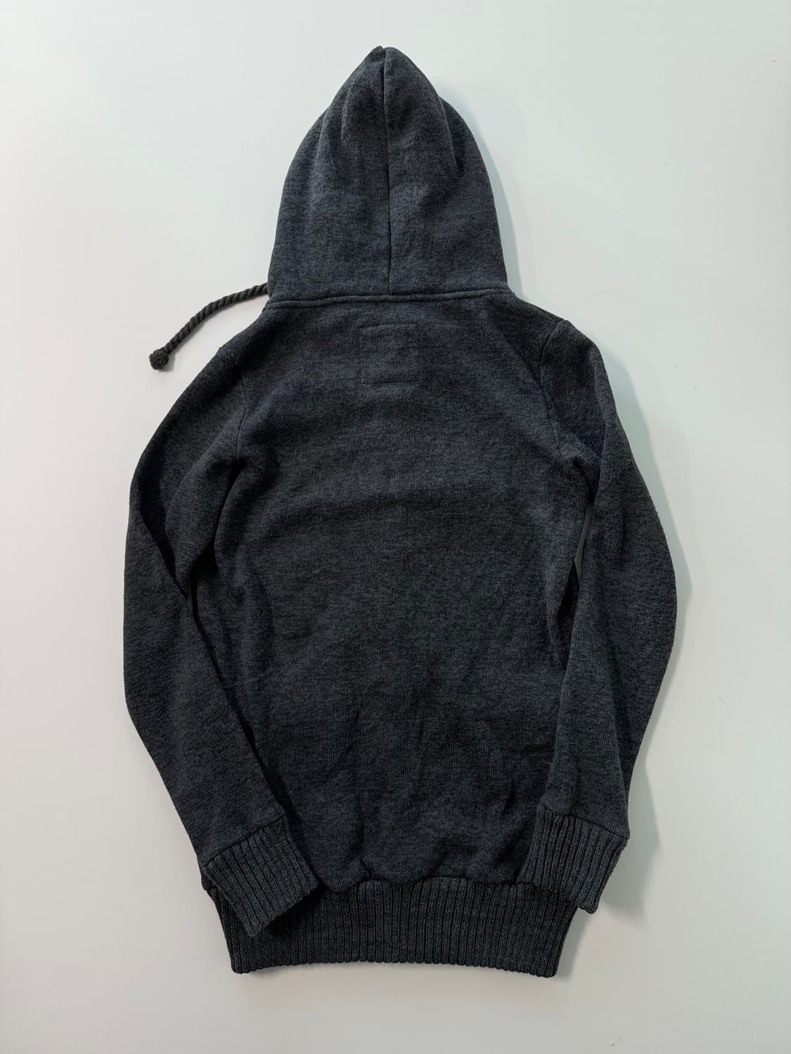 토글 버튼 니트 후디드 집업 상품이미지10