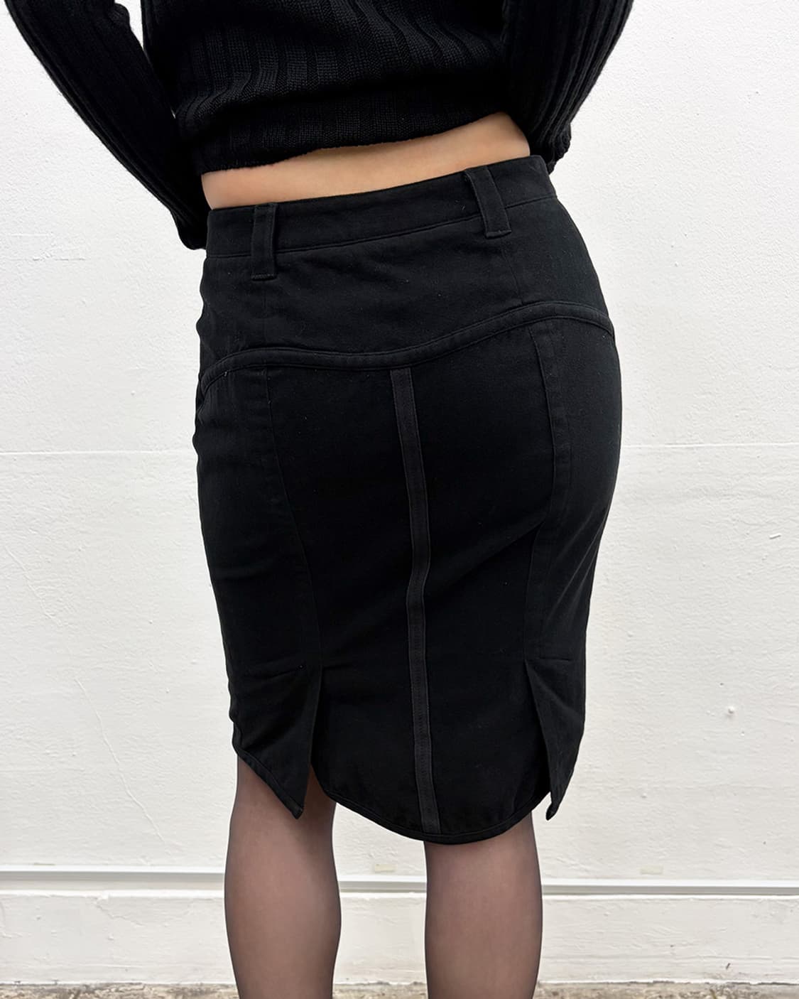 코스튬 내셔널 2004F/W 몰스킨 패널 스커트 상품이미지6