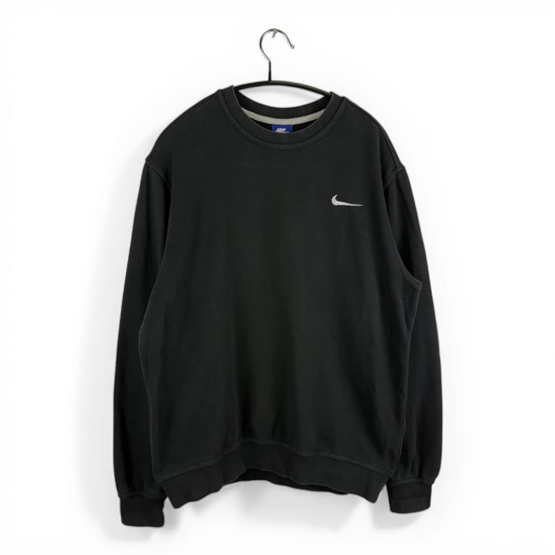 (무료배송)L) 나이키 스우시 맨투맨 블랙 상품이미지1