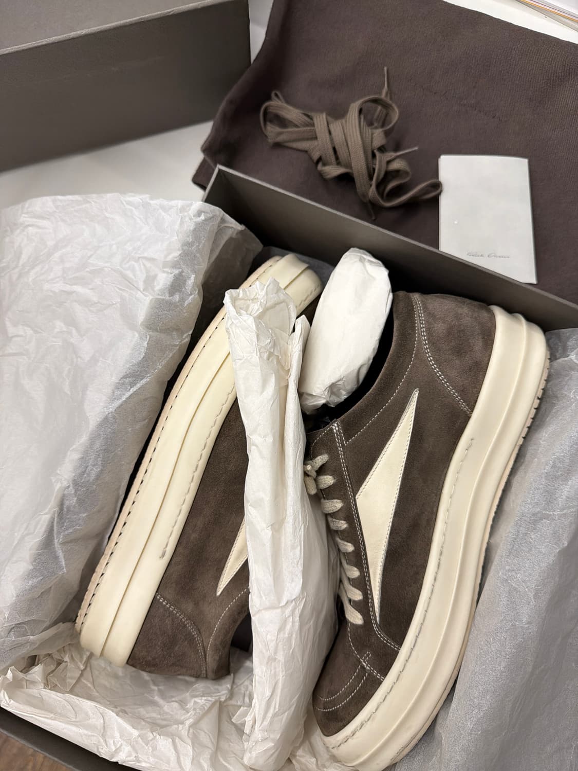 릭오웬스 빈티지 스니커즈 릭반스 스웨이드 상품이미지5