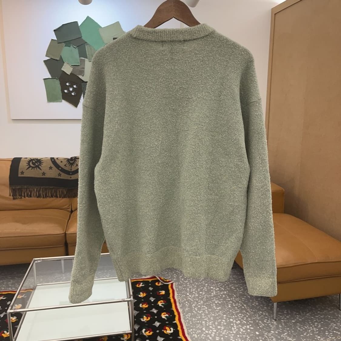 마크곤잘레스 폭닥 피스타치오 그린 울 니트 M C07099 상품이미지4