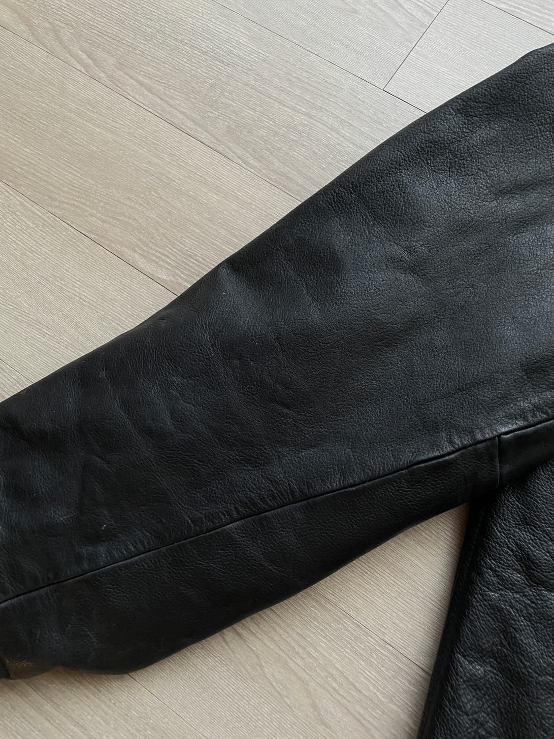 90s 올드갭 레더 자켓 블랙 상품이미지6