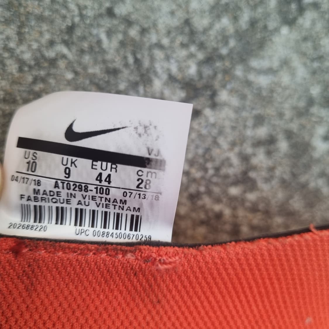 일본 나이키 허라취 GRIPP QS 오프화이트 280 도쿄아트모스구입 상품이미지8