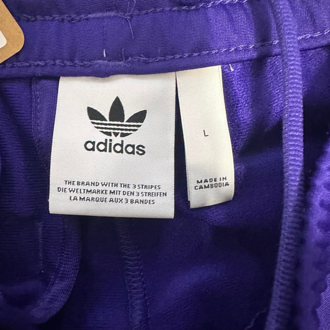 아디다스 삼선 퍼플 바지 상품이미지4