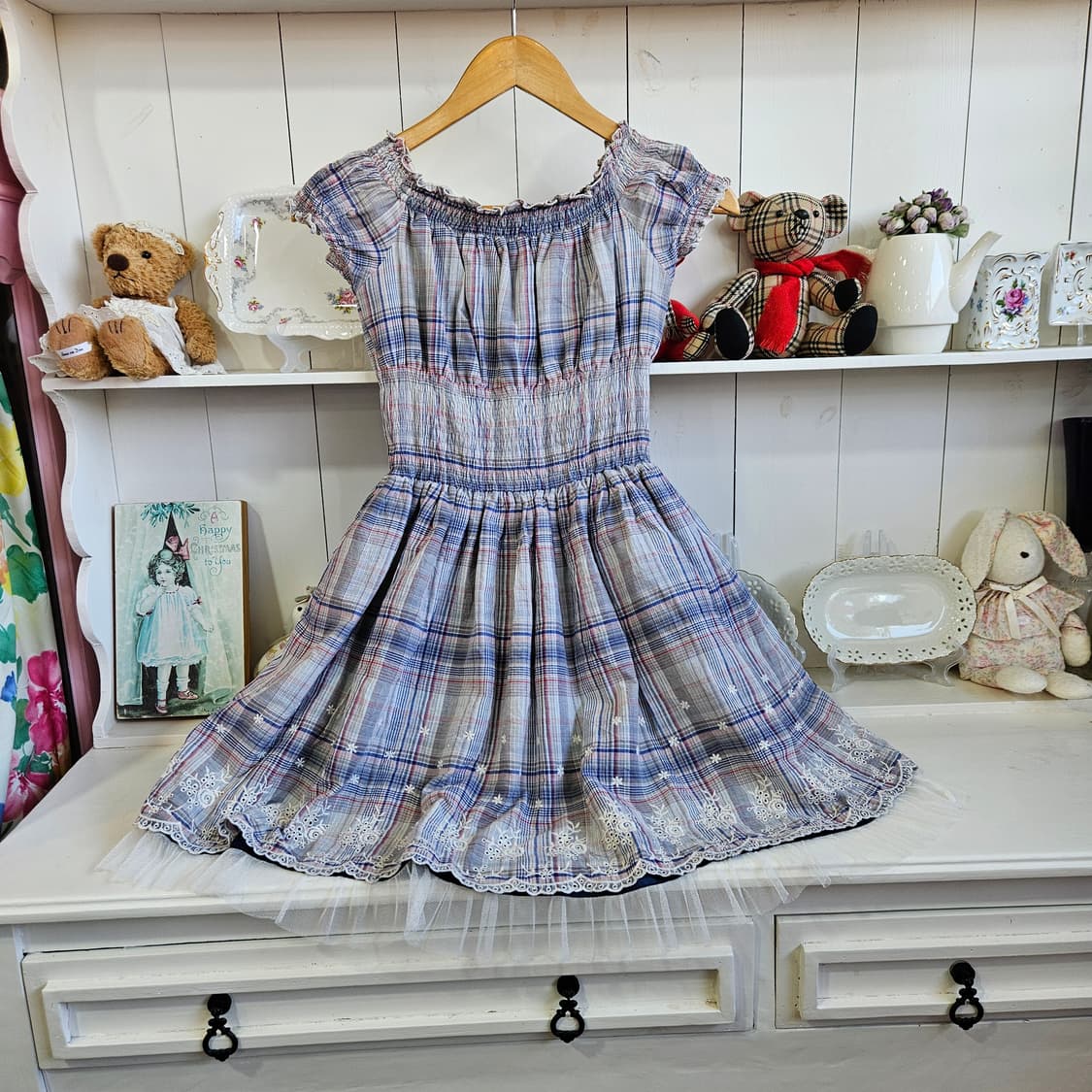 트랄라라(Tralala)  체크 코르셋 원피스 상품이미지5