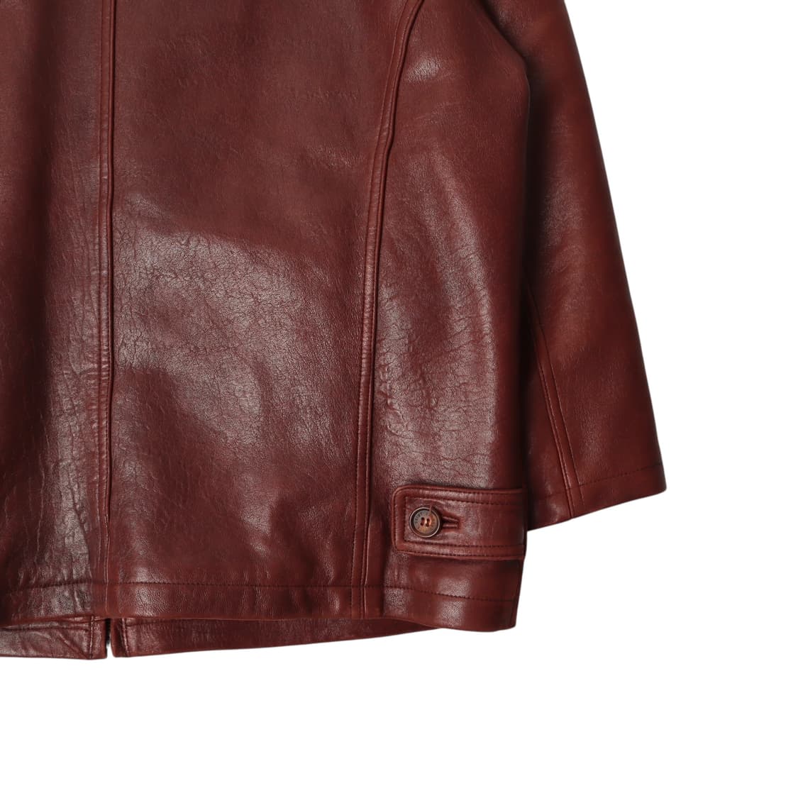 입생로랑 레드브라운 헤비 램스킨 레더자켓 상품이미지7