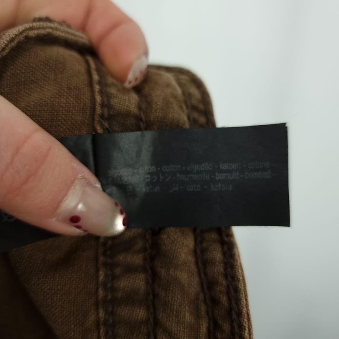 [자라] 빈티지 가공 와이드 카고 팬츠 카키 M19635 상품이미지7