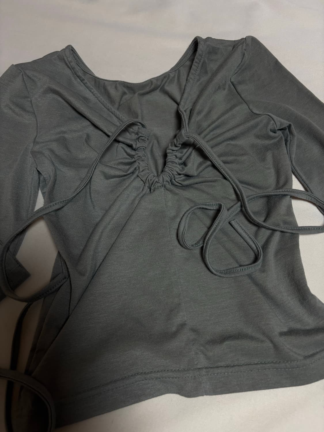 연카키 셔링 딱붙티 상품이미지4