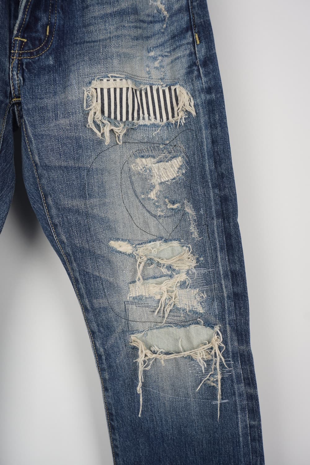 00's HYSTERIC GLAMOUR patchwork denim 상품이미지4